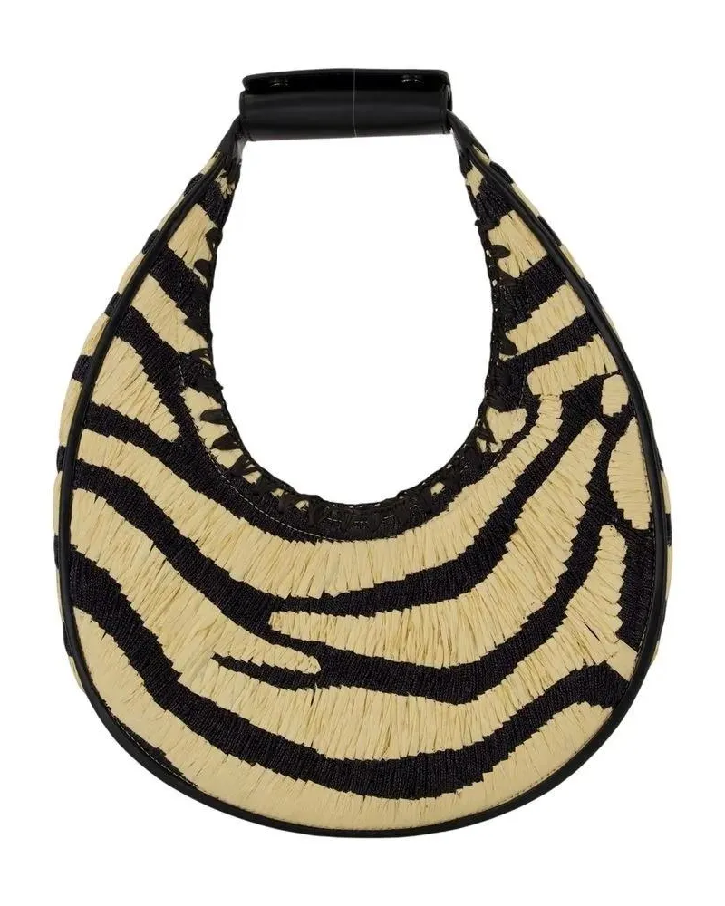 STAUD Shopper & Totes Moon Handbag - Raphia - Multi bunt Bunt