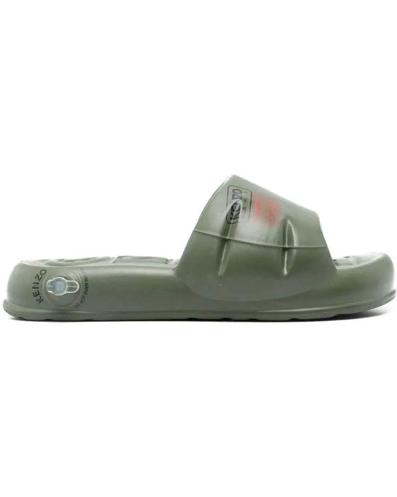 Kenzo Slipper & Pantoletten Sandals Khaki braun Braun