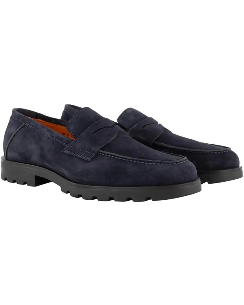 Santoni Loafer Rock-lf-seyu blau Blau