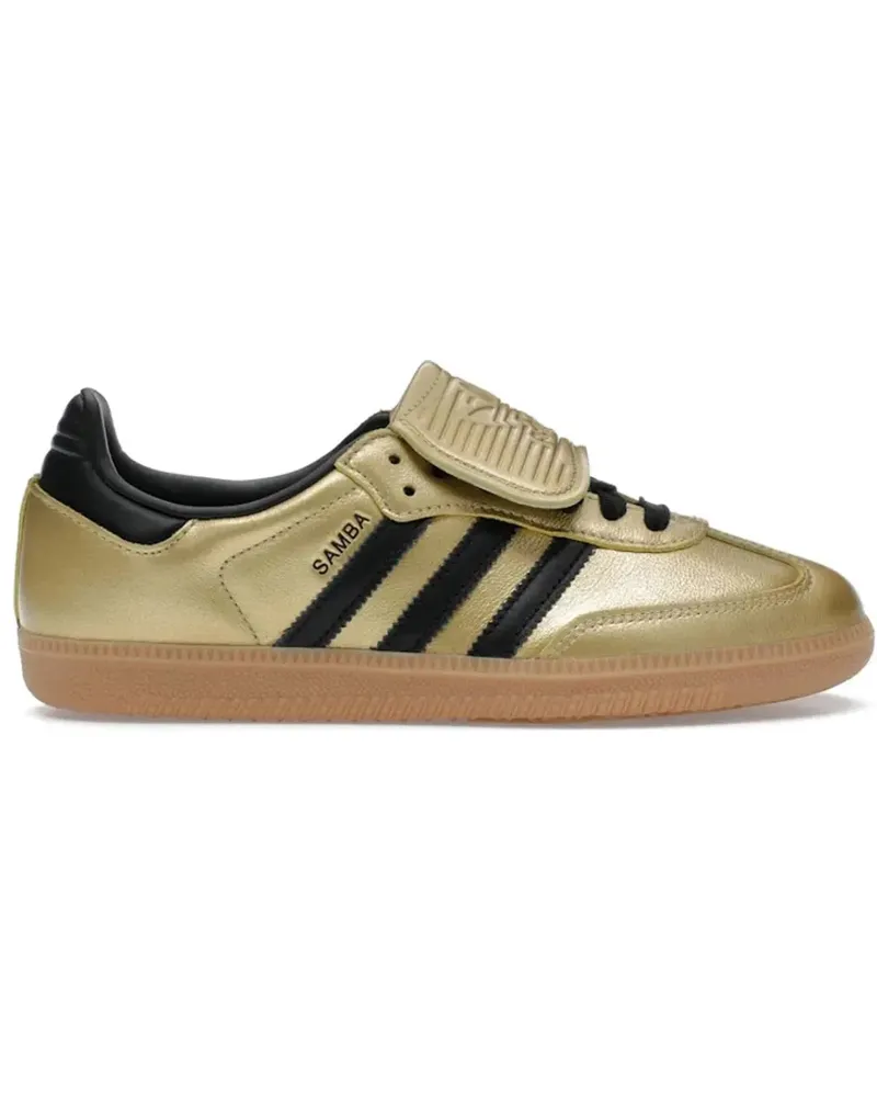 adidas Low-Top Sneaker  Samba LT Gold Metallic Black Gum (Women's) schwarz Schwarz