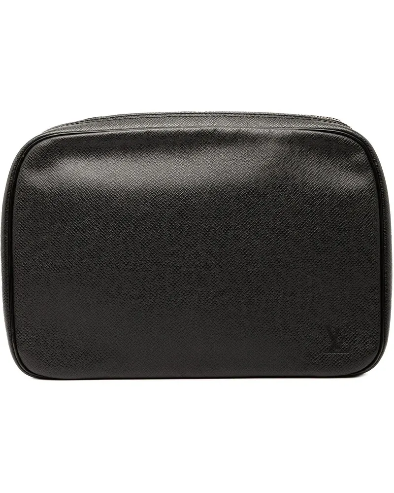 Louis Vuitton Kosmetiktaschen Taiga Toiletry Pouch GM schwarz Schwarz