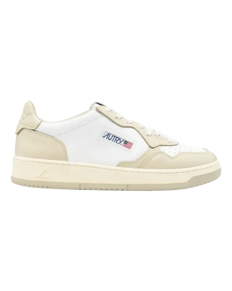 AUTRY Low-Top Sneaker Medalist Sneakers Herren (weiß/sandbeige) beige Beige