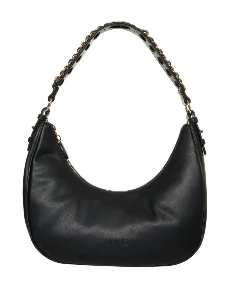 Liu Jo Hobo Bags Handbag With Chain Detail schwarz Schwarz