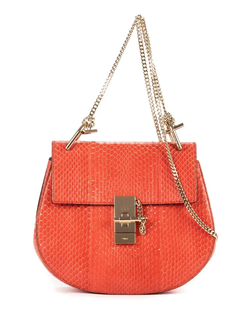 Chloé Crossbody Bags Drew Chain Crossbody orange Orange