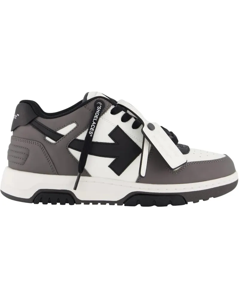 OFF-WHITE Low-Top Sneaker Heren Out Of Office Sneaker Grijs grau Grau