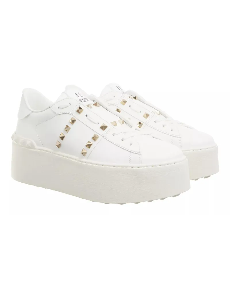 Valentino Garavani Sneakers Flatform Rockstud Untitled Sneaker Weiß