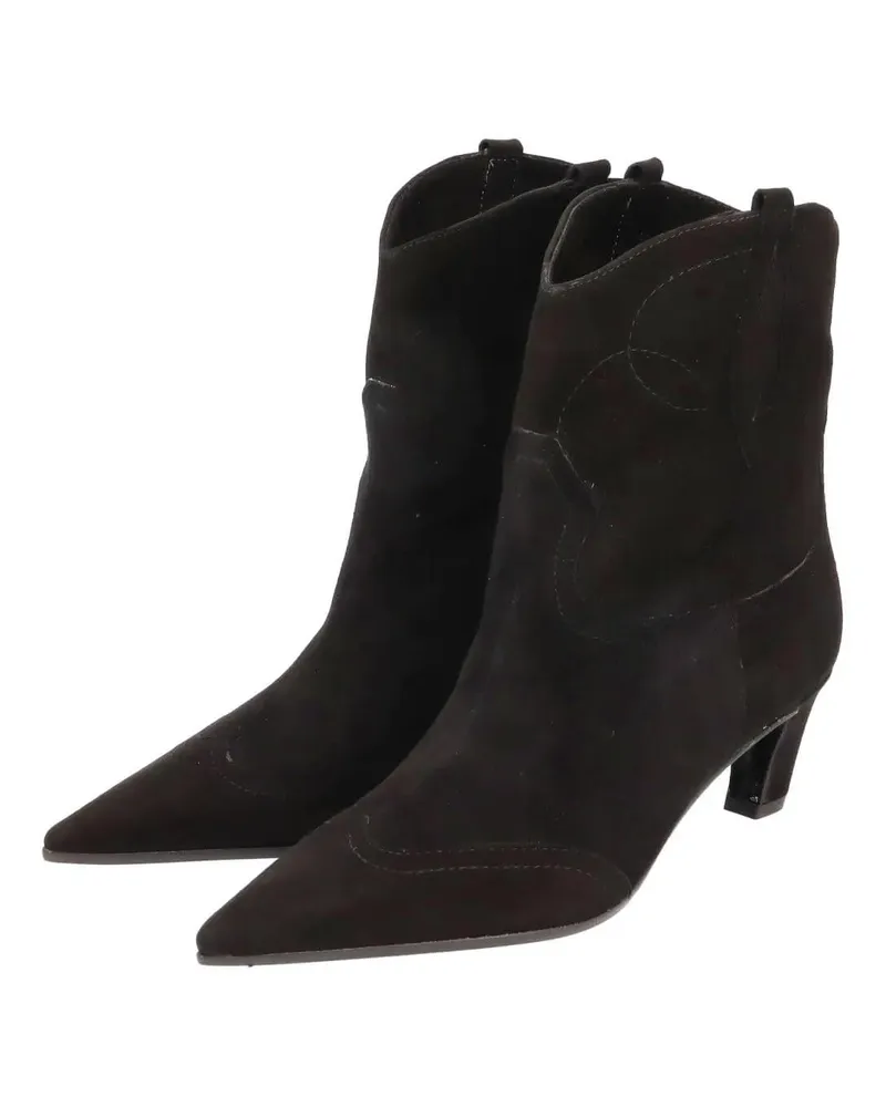 Thea Mika Stiefeletten Cowboy Boots schwarz Schwarz