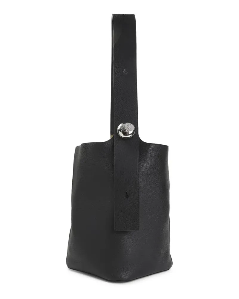 Loewe Beuteltaschen Pebble Large Bucket Bag schwarz Schwarz