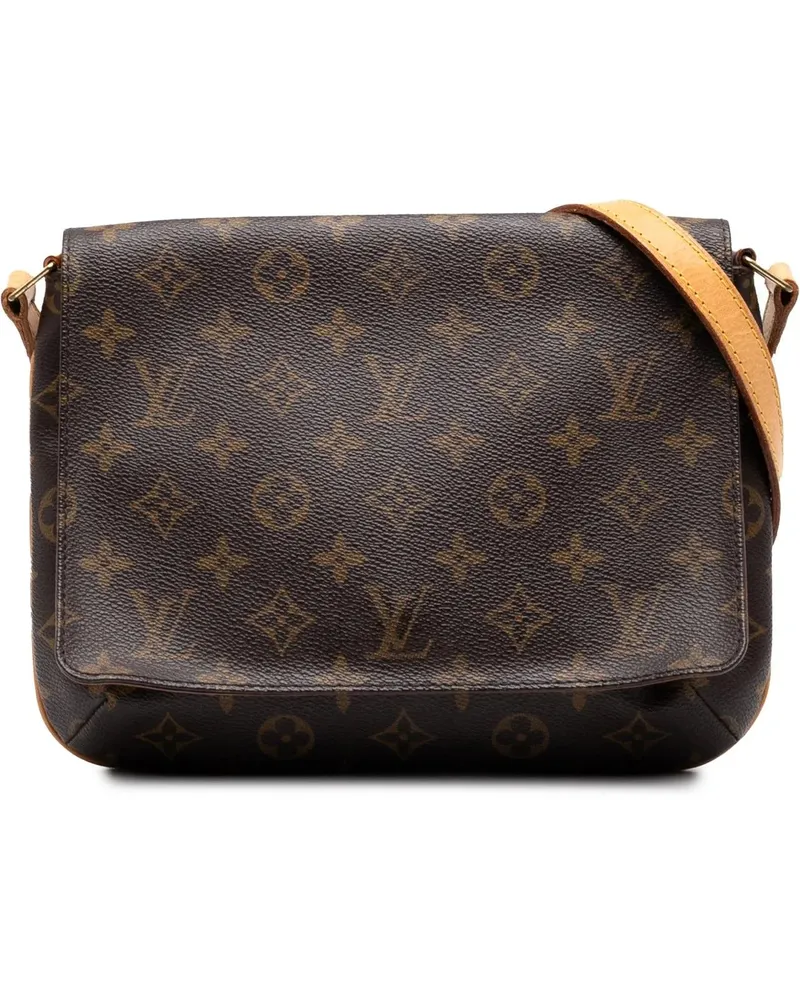 Louis Vuitton Hobo Bags Monogram Musette Tango Short Strap braun Braun