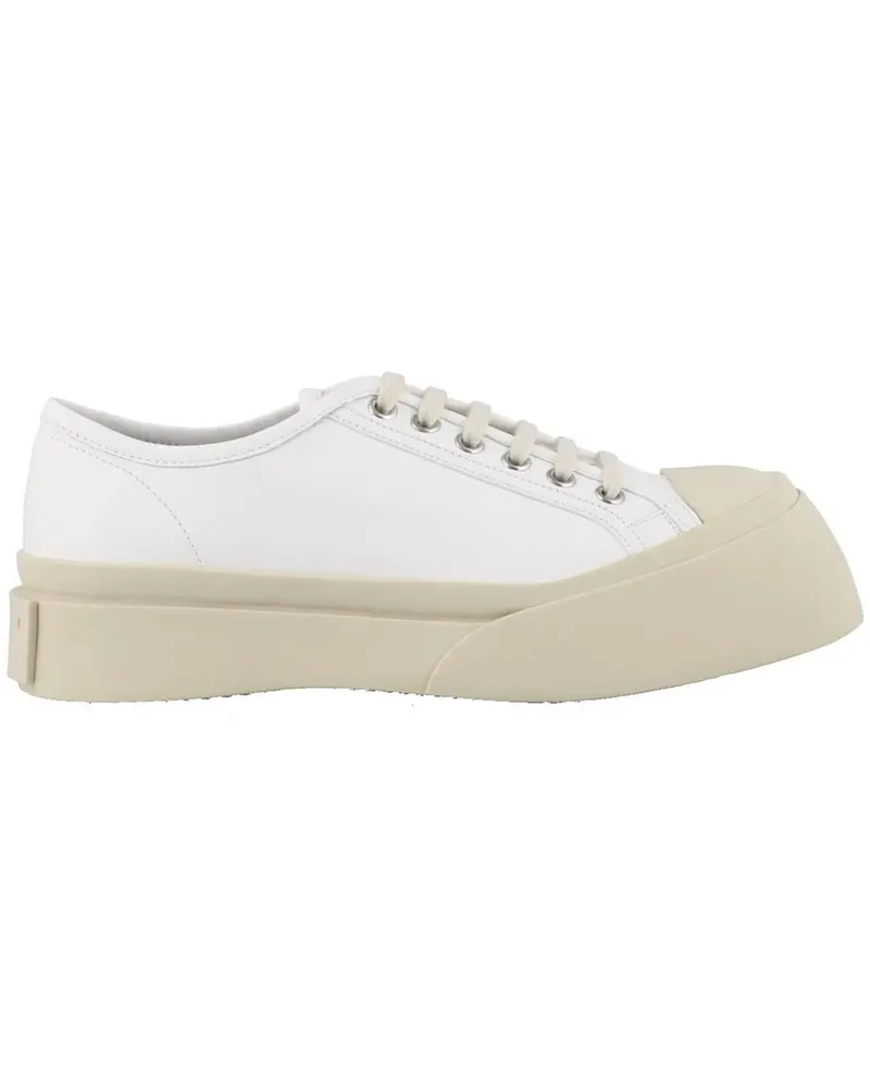 Marni Low-Top Sneaker PABLO LACE-UP SNEAKER weiß Weiß