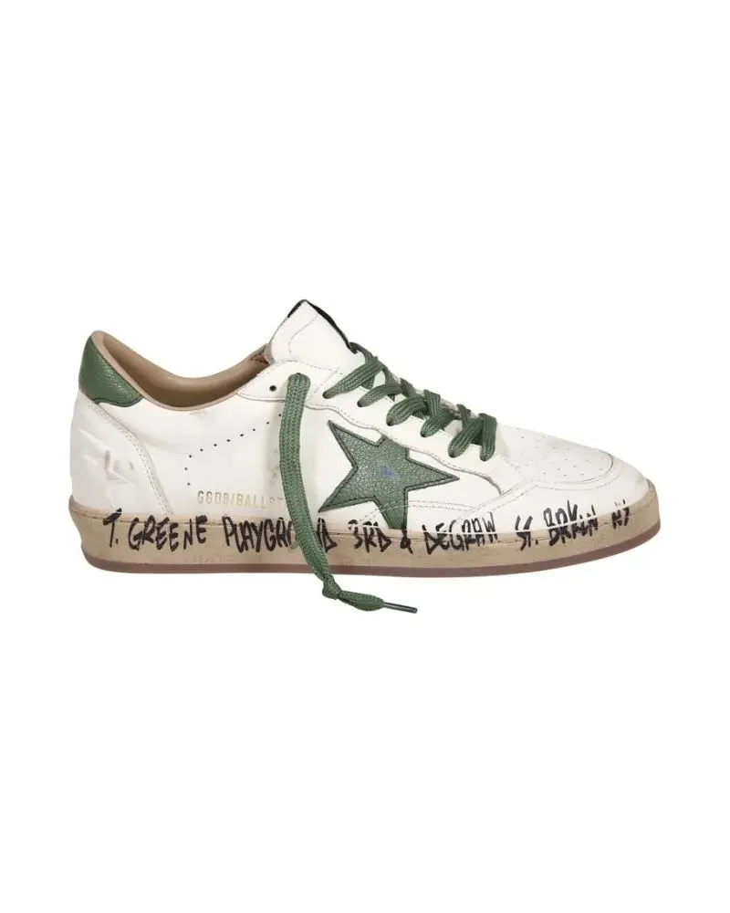 Golden Goose Low-Top Sneaker Ballstar Nappa Low-Top Sneaker weiß Weiß