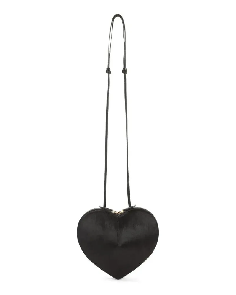 Alaïa Hobo Bags Heart-Shaped Brown Calf Leather Handbag With Gold- braun Braun