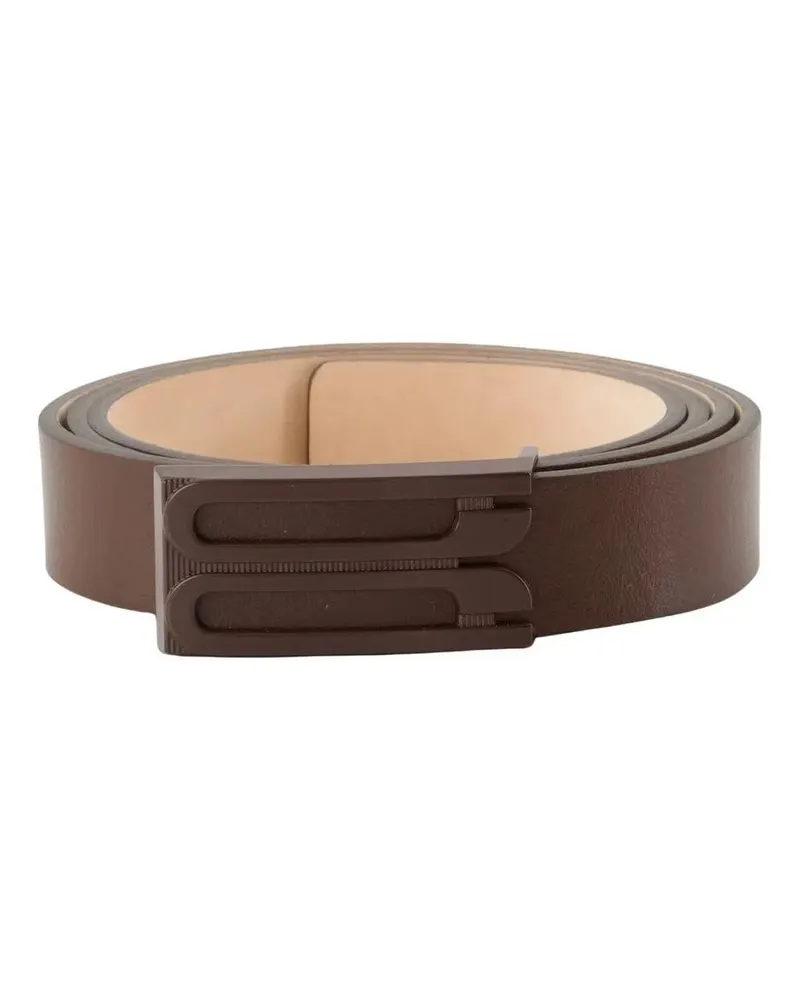 Victoria Beckham Gürtel Tonal Regular Frame Belt - Leather - Brown braun Braun