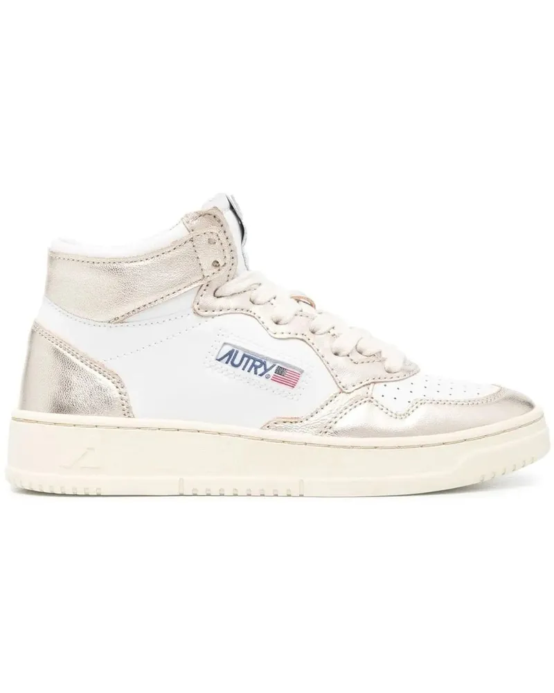 AUTRY Low-Top Sneaker Sneakers Whiteplatinum silberfarben 