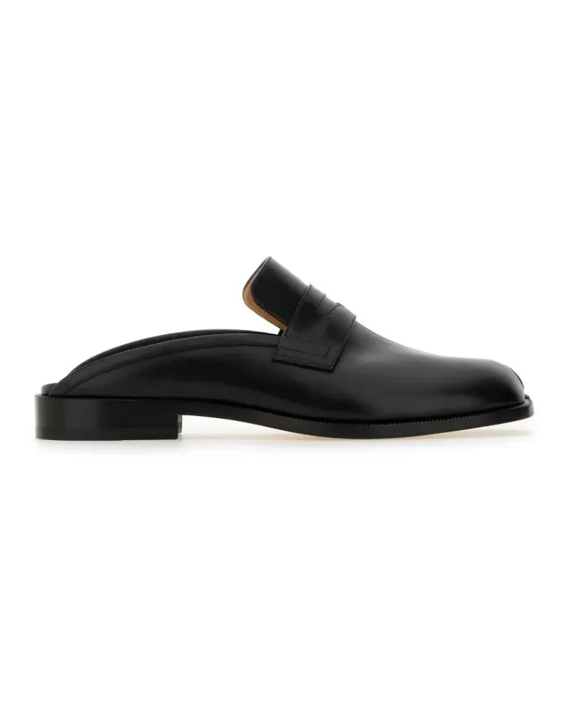 Maison Margiela Loafer Moccasin Mule Tabi schwarz Schwarz
