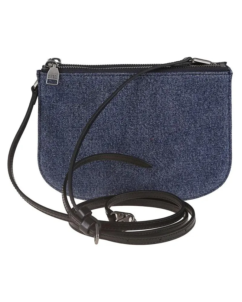 Diesel Hobo Bags Light Blue Dual-Compartment Shoulder Bag blau Blau