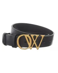 OFF-WHITE Gürtel Ow Initials Belt 30 Schwarz