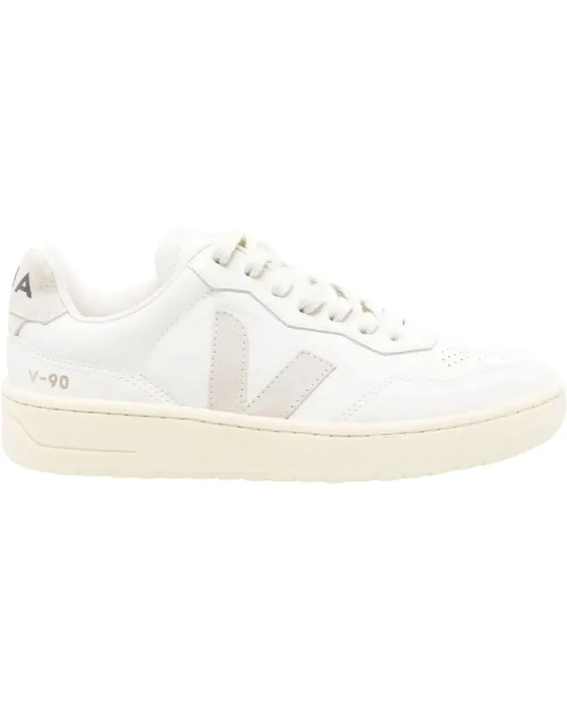 VEJA Low-Top Sneaker V-90 Minimalist White Sneakers weiß Weiß