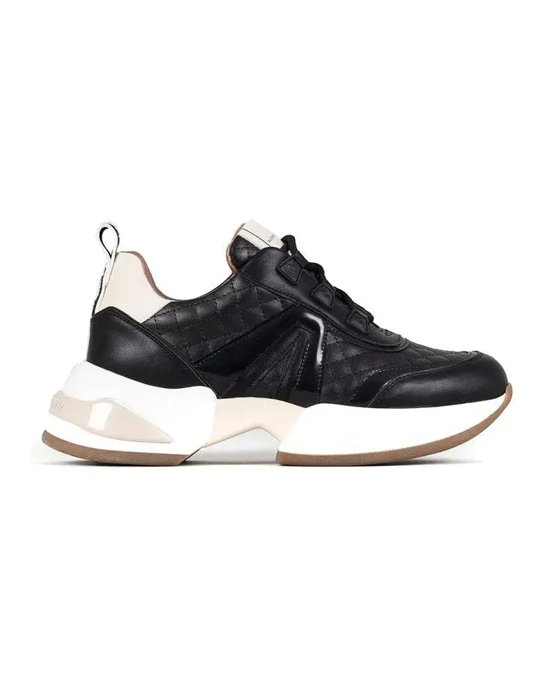 Alexander Smith Low-Top Sneaker Quilted Black Casual Trainers schwarz Schwarz