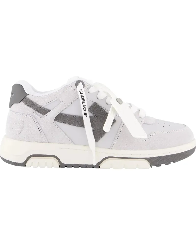 OFF-WHITE Low-Top Sneaker Heren Out Of Office Sneaker grau Grau