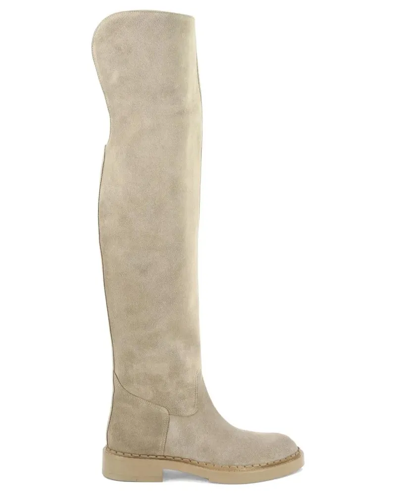 Santoni Stiefel "Rider" Boots beige Beige