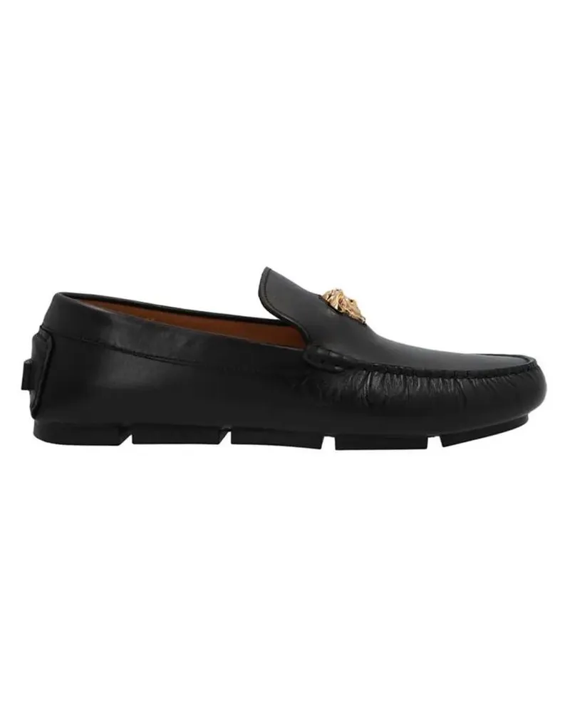 Versace Loafer 'Medusa' Loafers schwarz Schwarz