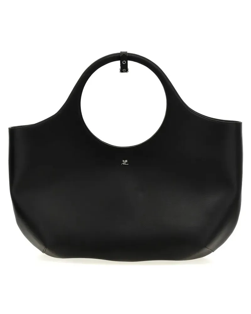 Courrèges Hobo Bags 'Maxi Holy' Handbag schwarz Schwarz