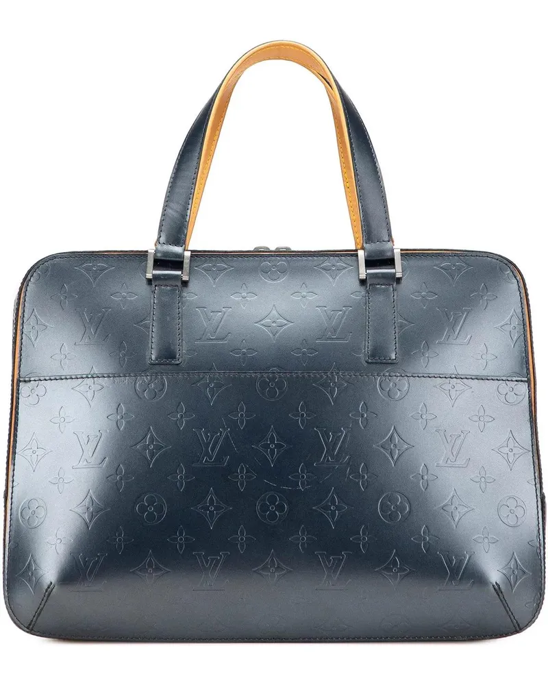 Louis Vuitton Crossbody Bags Monogram Mat Malden blau Blau