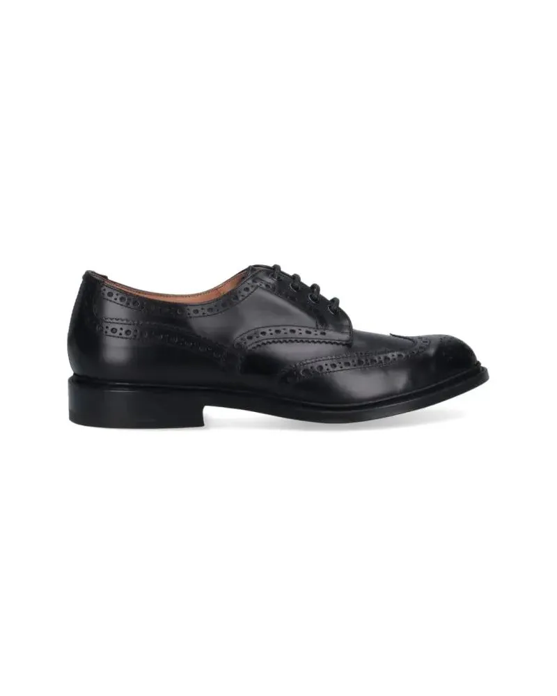 Tricker's Bourton" Derby Shoes Black schwarz Schwarz