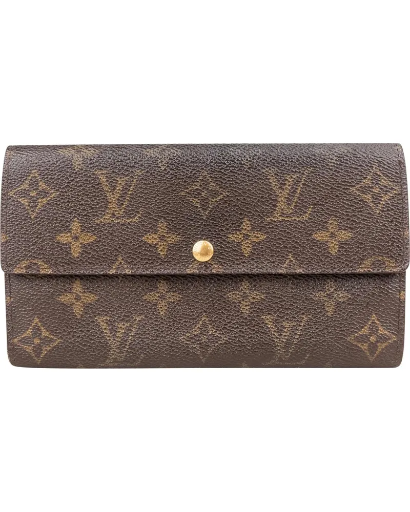 Louis Vuitton Portemonnaie  Canvas Monogram Sarah Wallet braun Braun