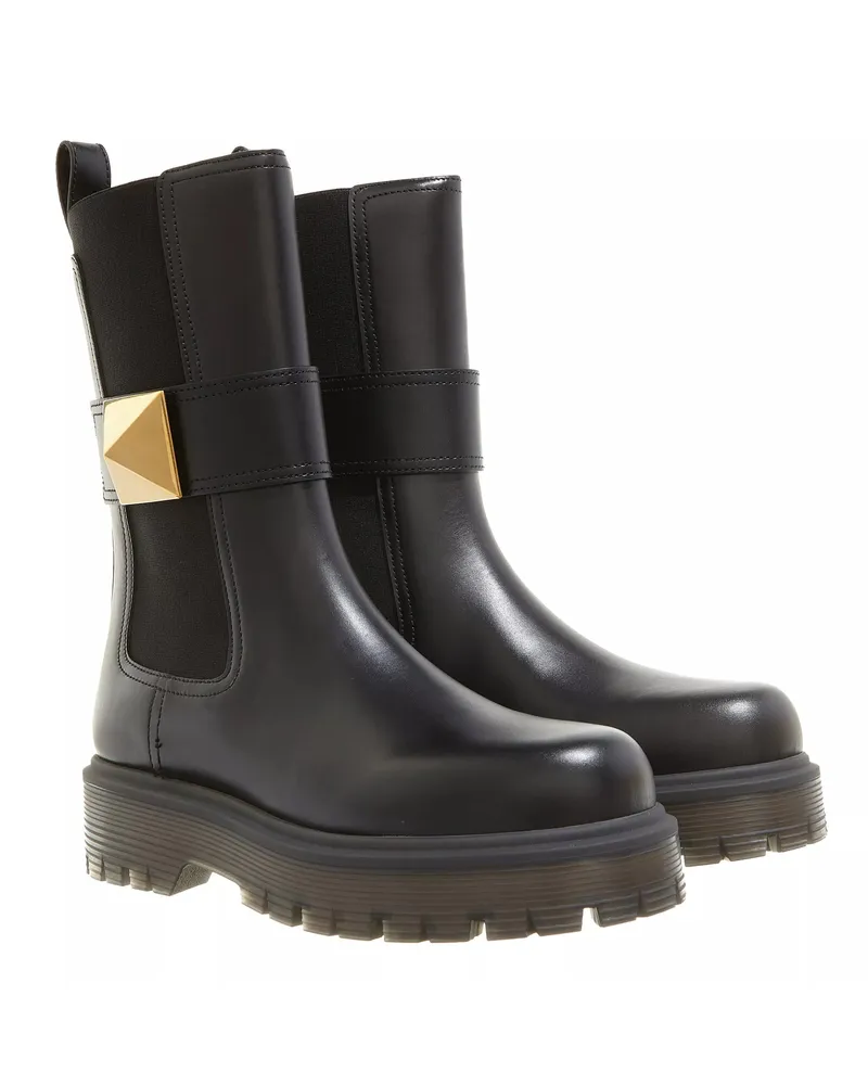Valentino Garavani Stiefel & Boots Ankle Boots Beatle schwarz Schwarz