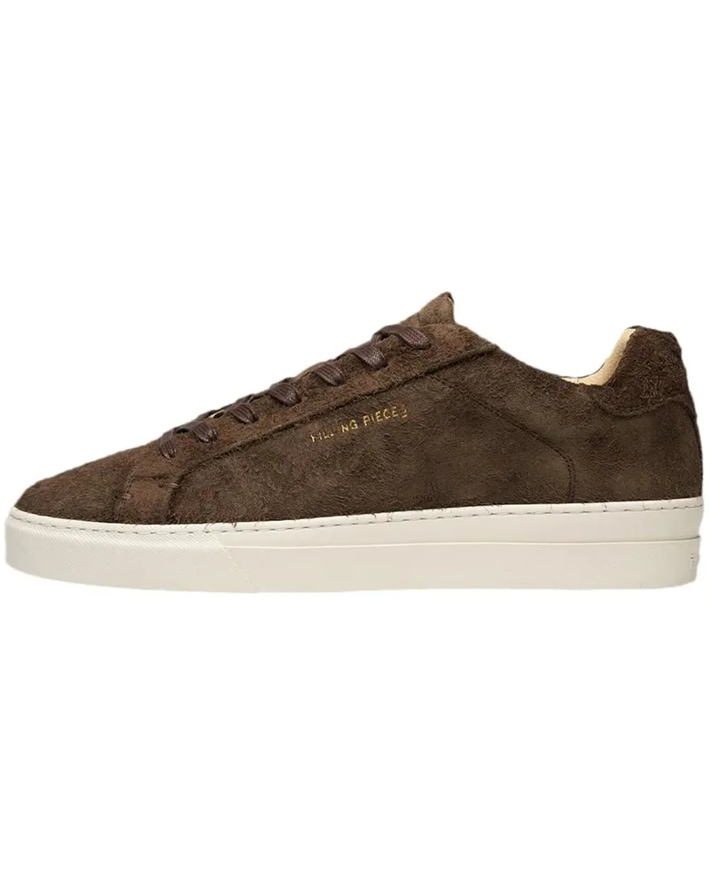 Filling Pieces Low-Top Sneaker Tiebreak Fuzz Chocolate braun Braun