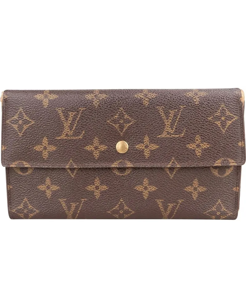 Louis Vuitton Portemonnaie  Canvas Monogram Sarah Wallet braun Braun