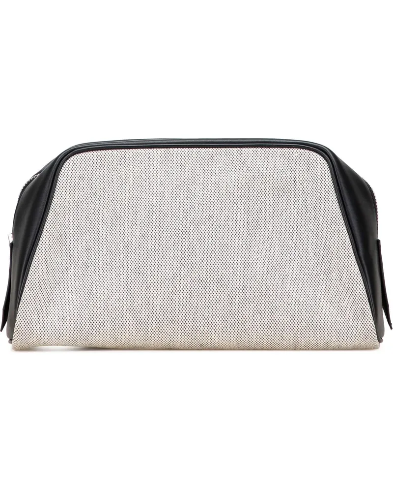 Hermès Kosmetiktaschen Toile Cavour Pouch grau Grau
