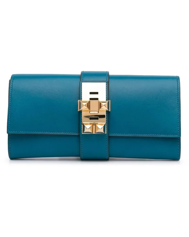 Hermès Clutches 2013 Tadelakt Medor Clutch 23 blau Blau