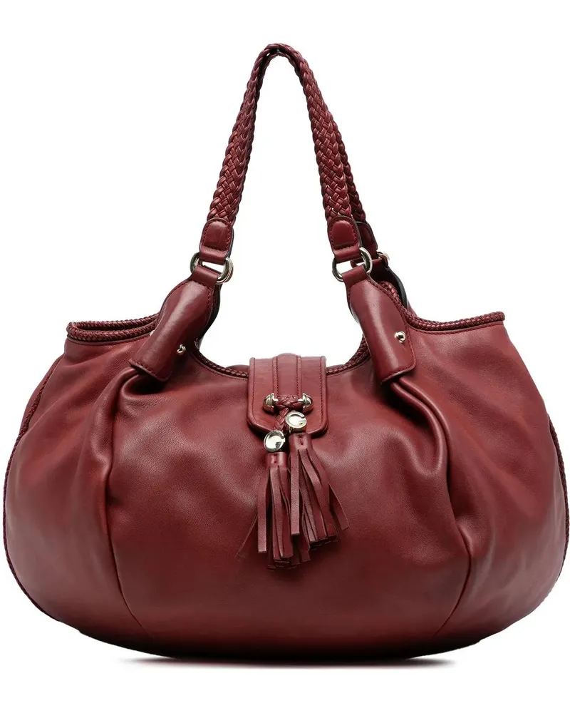 Gucci Hobo Bags Leather Marrakech Hobo Bag rot Rot