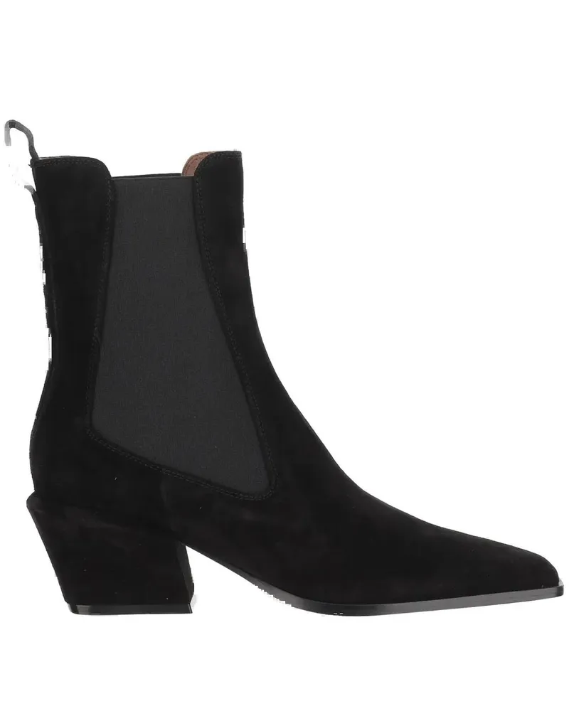 Paris Texas Stiefel Bettina 50 Leather Ankle Boots schwarz Schwarz