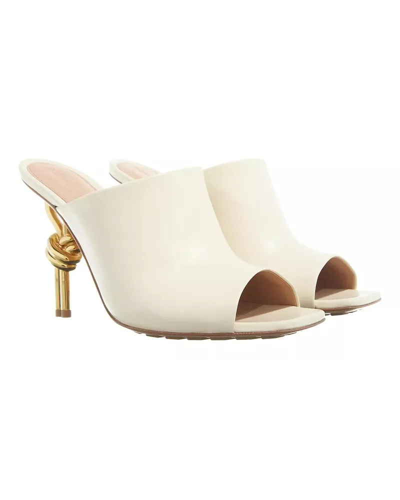 Bottega Veneta Slipper & Pantoletten Knot Sabot creme Creme