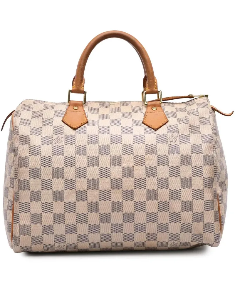 Louis Vuitton Crossbody Bags Damier Azur Speedy 30 weiß Weiß