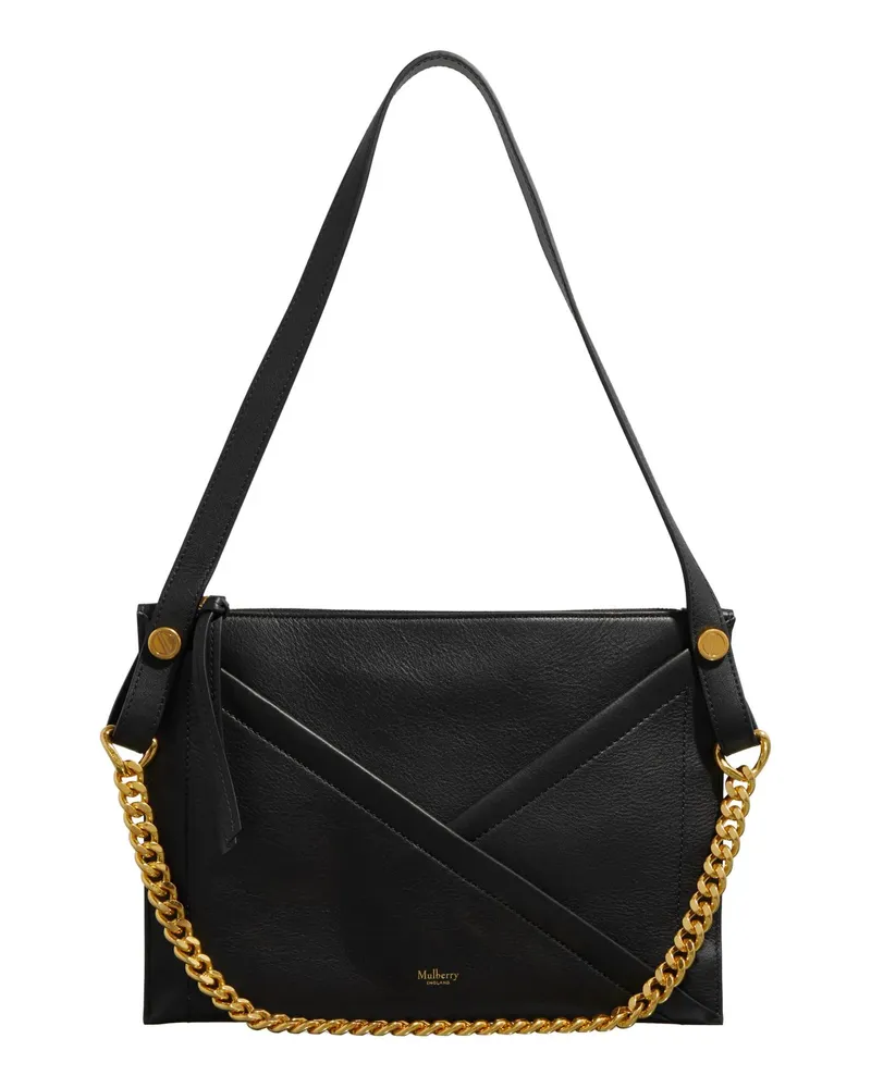 Mulberry Pochettes Medium Zipped Bag schwarz Schwarz