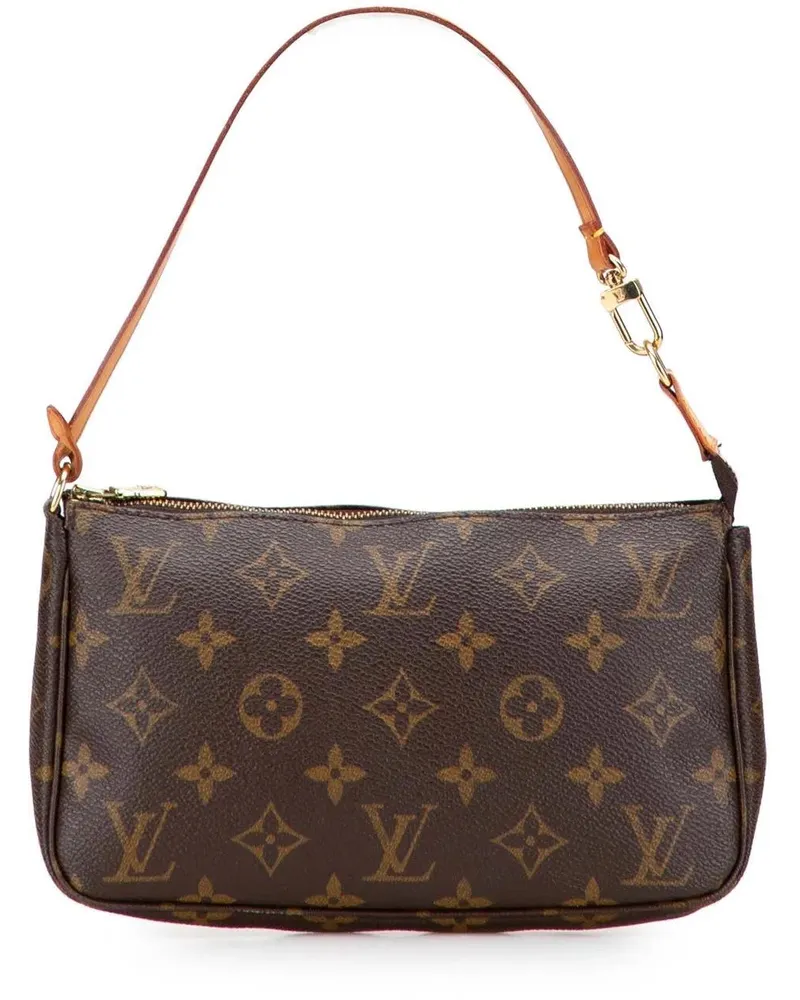 Louis Vuitton Hobo Bags Monogram Pochette Accessoires braun Braun