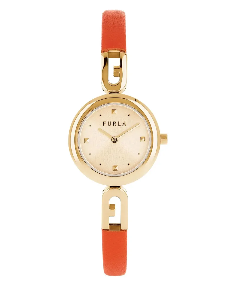 Furla Uhren Analoge Uhr  Bangle Leather orange Orange