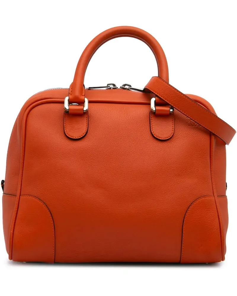 Loewe Hobo Bags Medium Leather Amazona 75 Satchel orange Orange