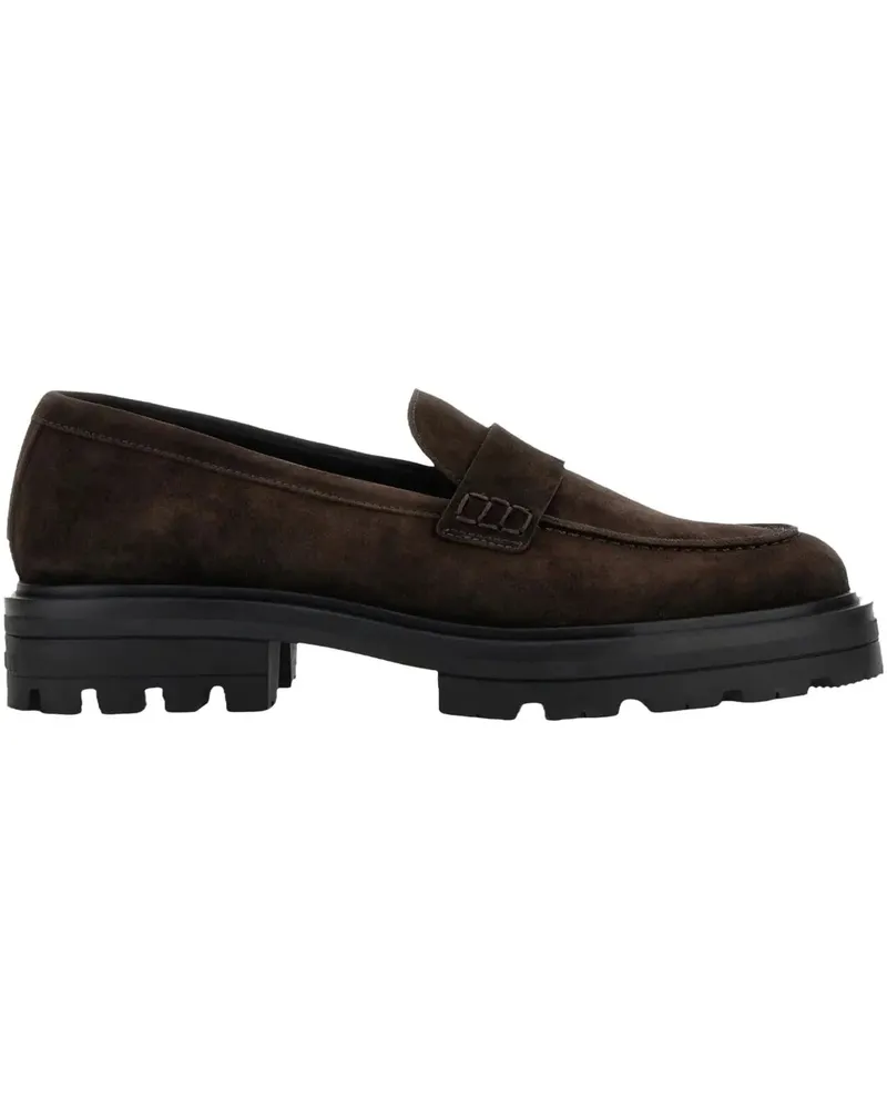 Hogan Loafer Flat Shoes Palissandro braun Braun