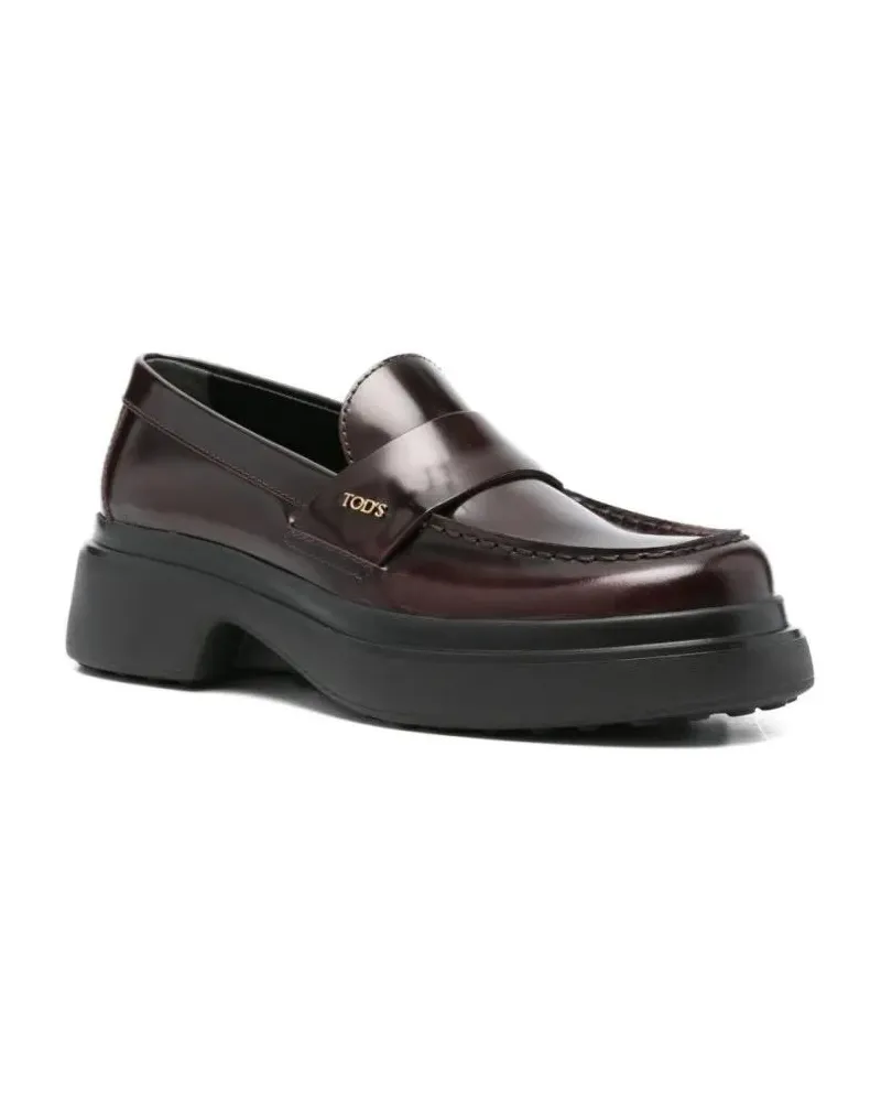 TOD'S Loafer Flat Shoes Mosto schwarz Schwarz
