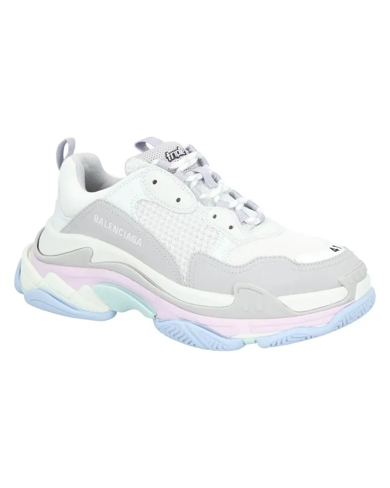 Balenciaga Low-Top Sneaker Pastel' Triple S Sneaker weiß Weiß
