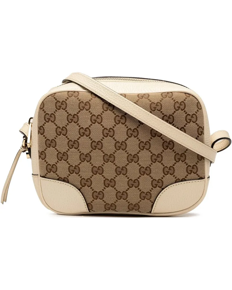 Gucci Hobo Bags GG Canvas Bree Crossbody braun Braun