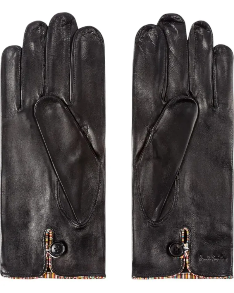Paul Smith Handschuhe Gants cuir Noir bord baya poignets M1A 028D AG21 7 schwarz Schwarz