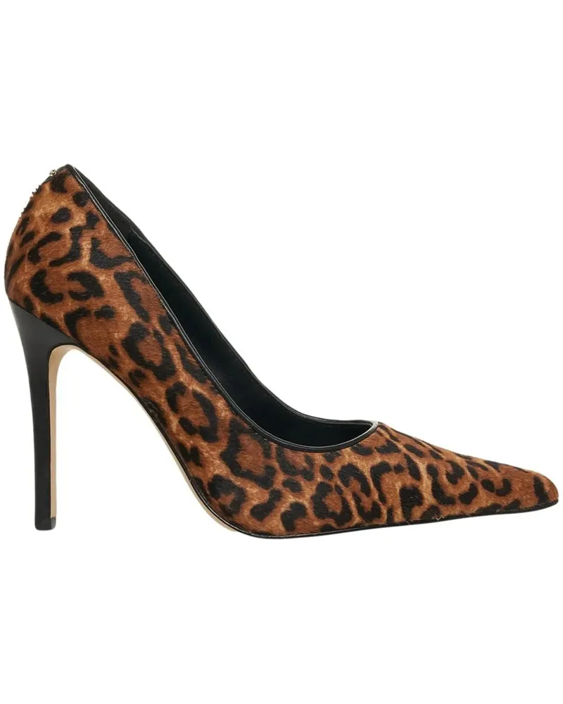 Michael Kors Hohe Schuhe Pony hair pumps with animal print braun Braun