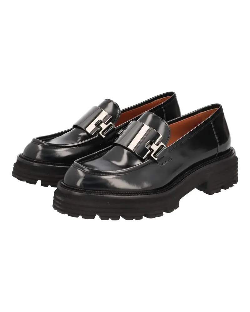 Thea Mika Slipper & Pantoletten Loafer schwarz Schwarz